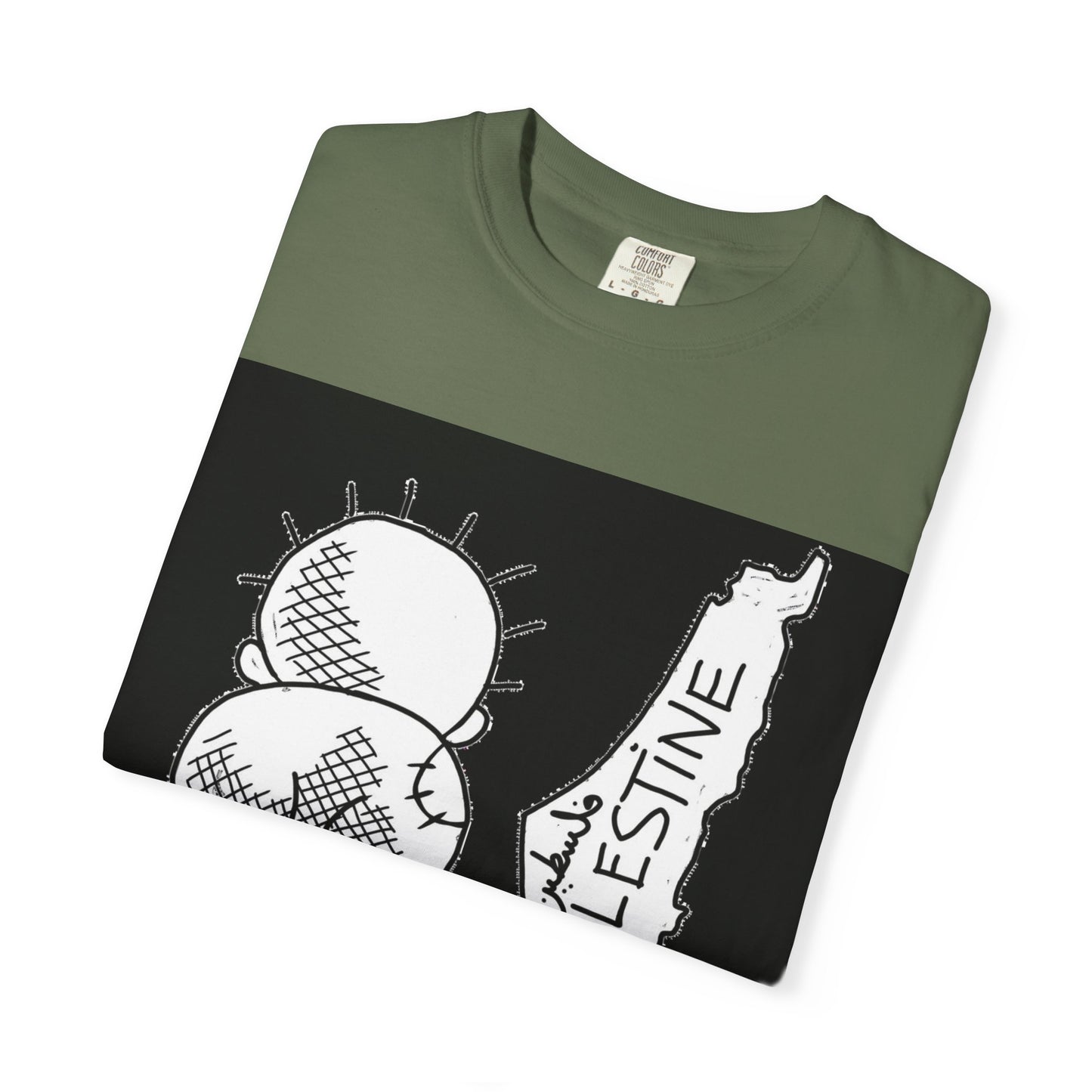 Handala - Free Palestine T-shirt, Unisex Tee Shirt, Art is Resistance Shirt, Palestinian Cartoonist Naji al-Ali, Historic Map of Palestine,