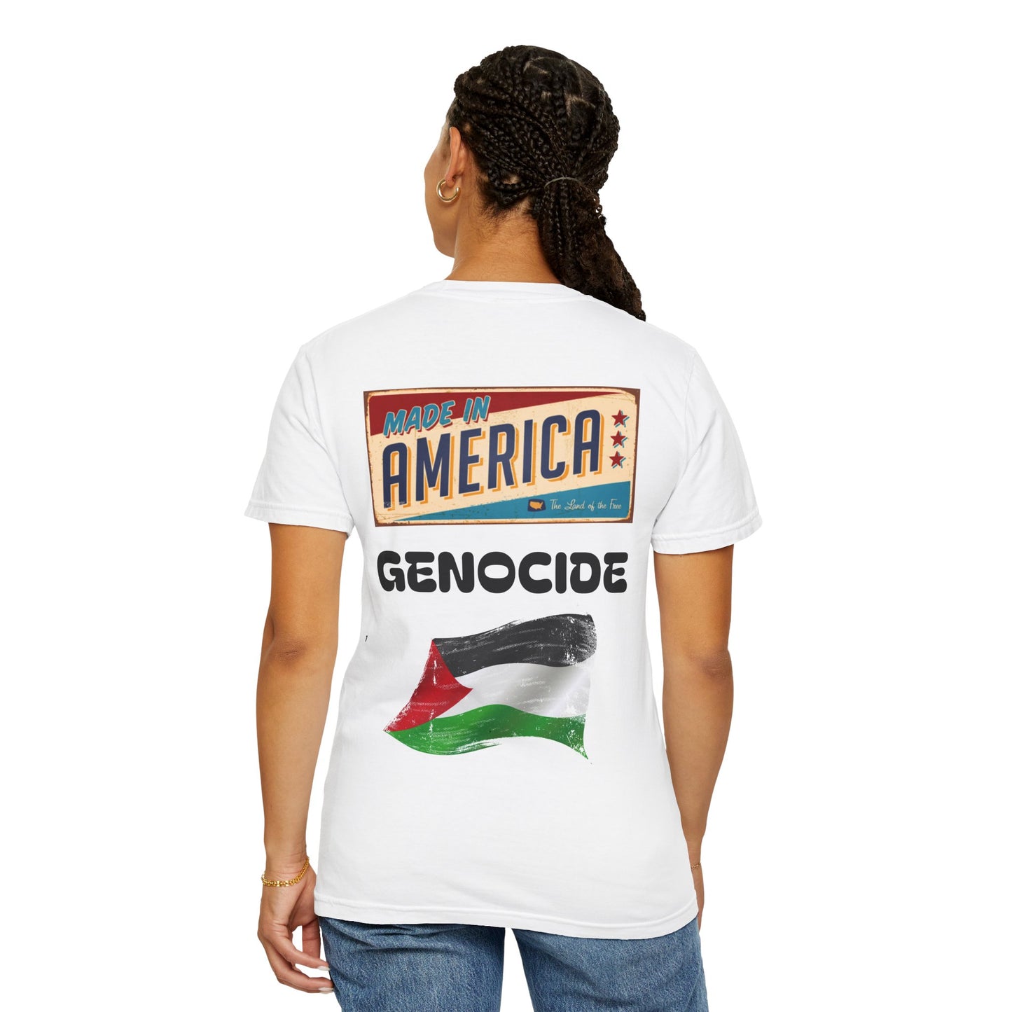 Unisex Garment-Dyed T-shirt, Statement Tee, Casual Wear, Activism Apparel, Gift for Allies, Freedom Fashion