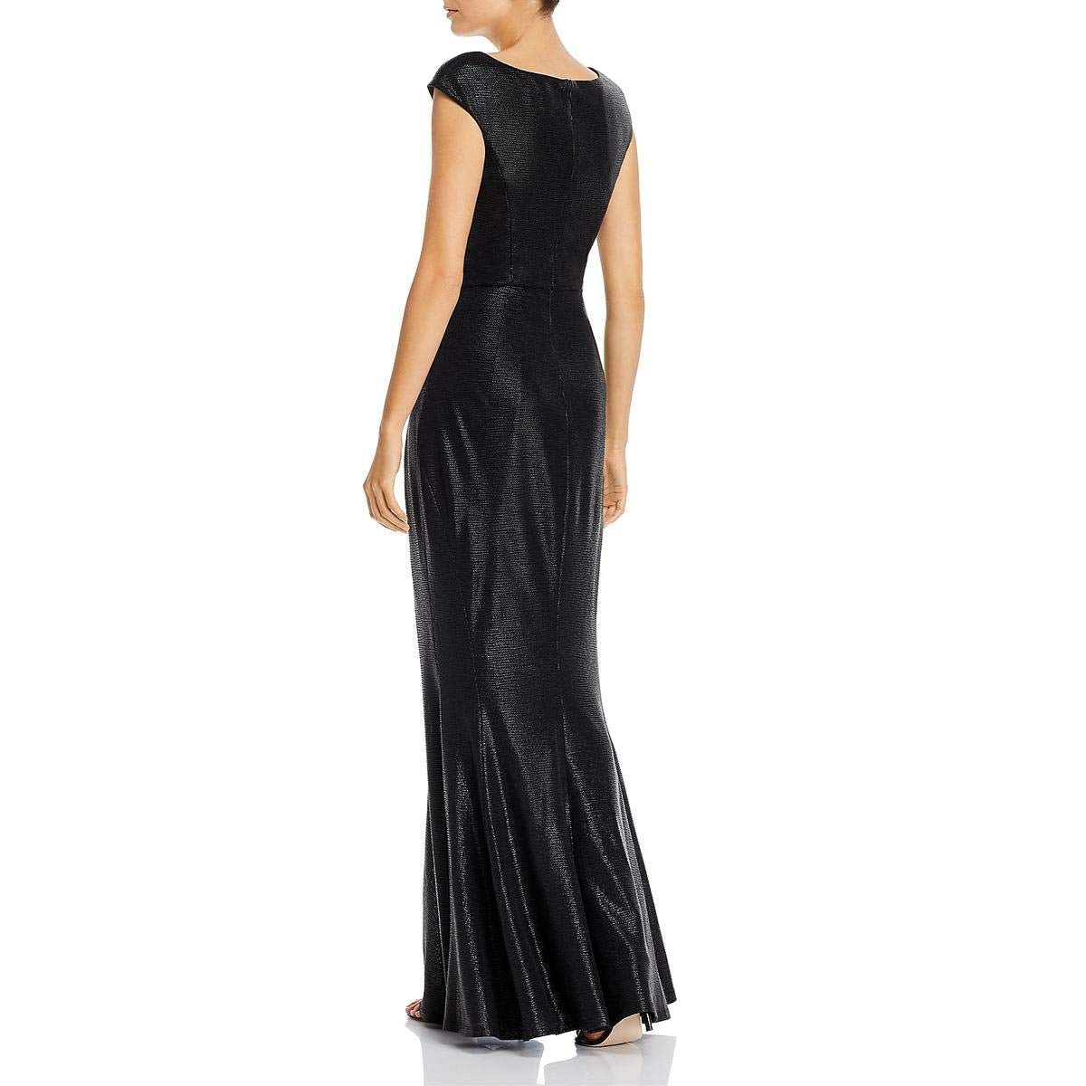 Laundry by Shelli Segal Womens Plus Metallic V-Neck Evening Dress (4)