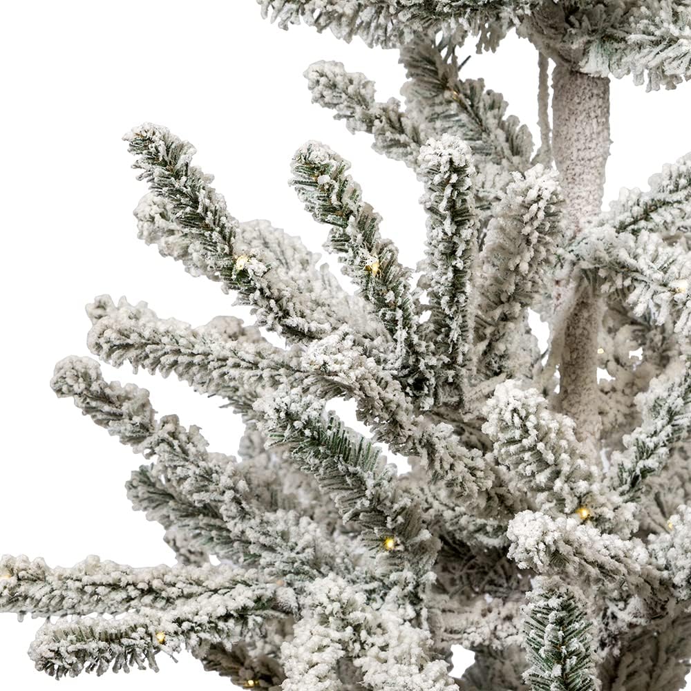 Kurt S. Adler TR2484LEDWW Artificial Christmas Tree, Green, White