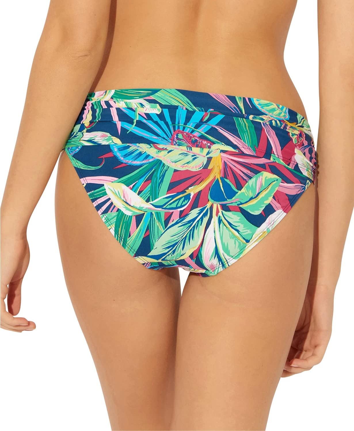 Bleu Rod Beattie Women's Banded Hipster Bikini Bottom Navy 10