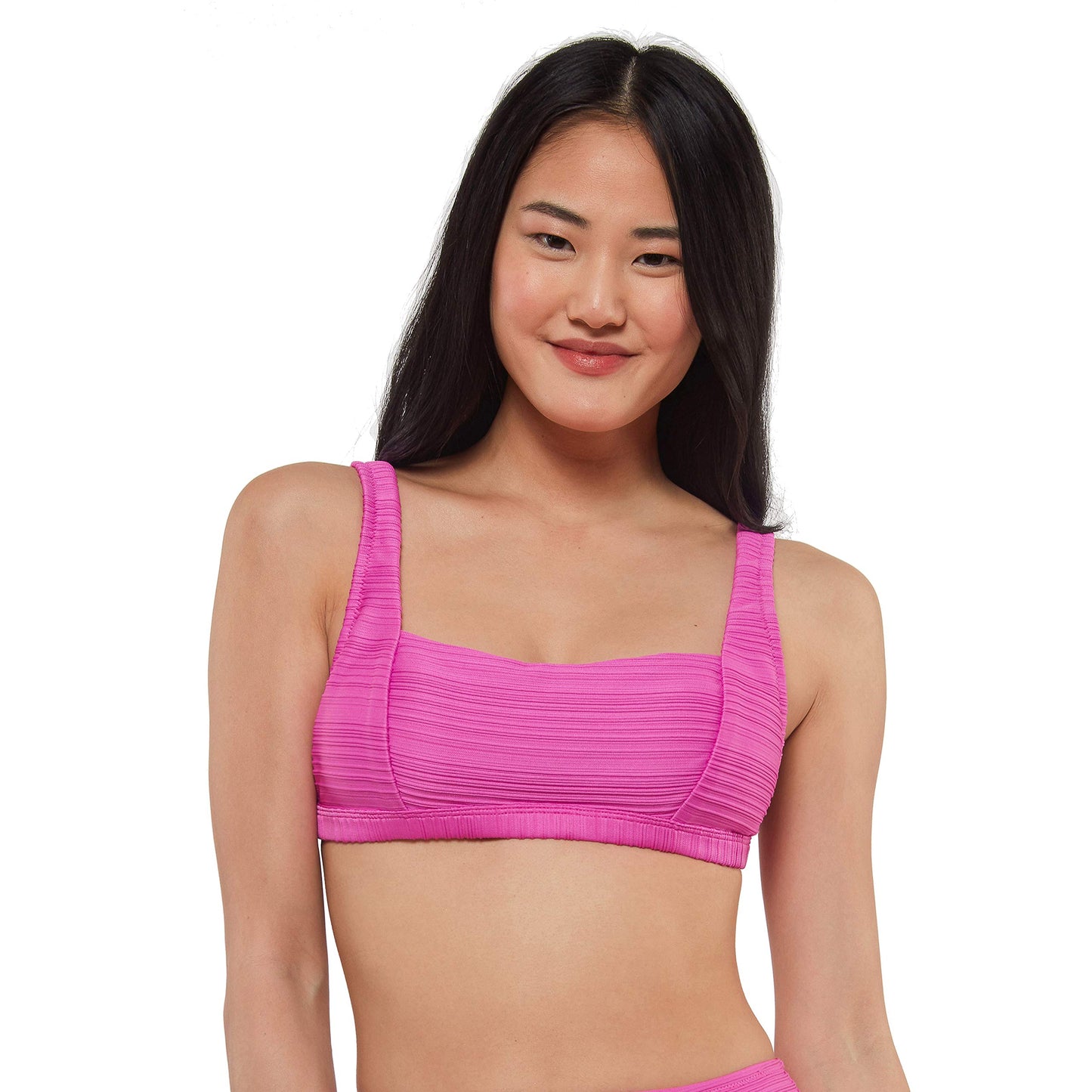 Jessica Simpson Women's Mix & Match Solid Spring Bikini Swimsuit Separates (Top & Bottom)