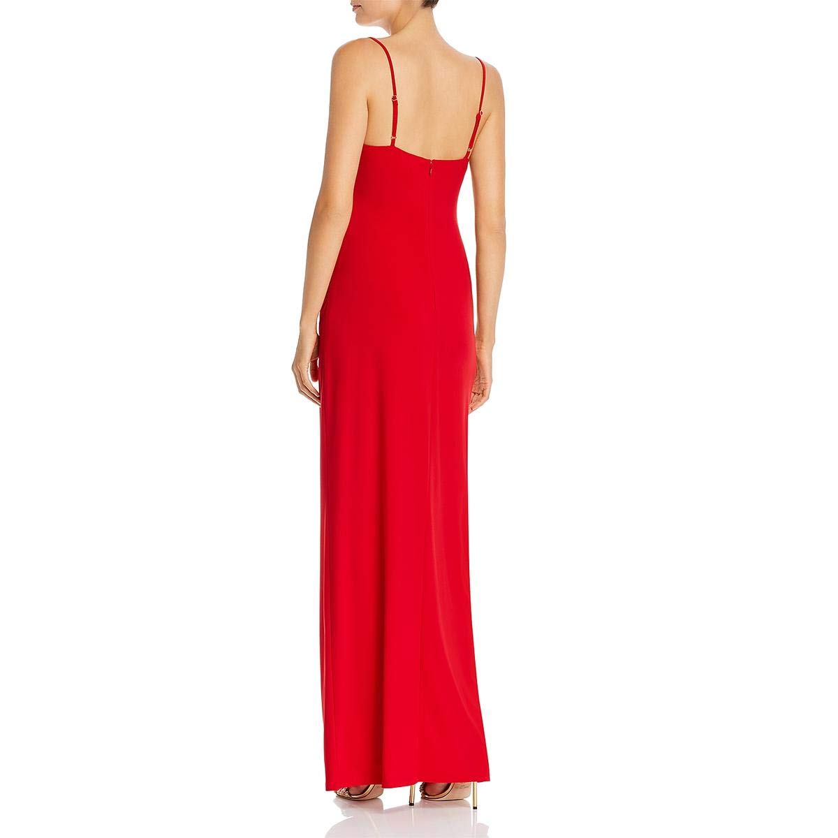 LAUNDRY BY SHELLI SEGAL Womens Ruched Jersey Evening Dress Red 6
