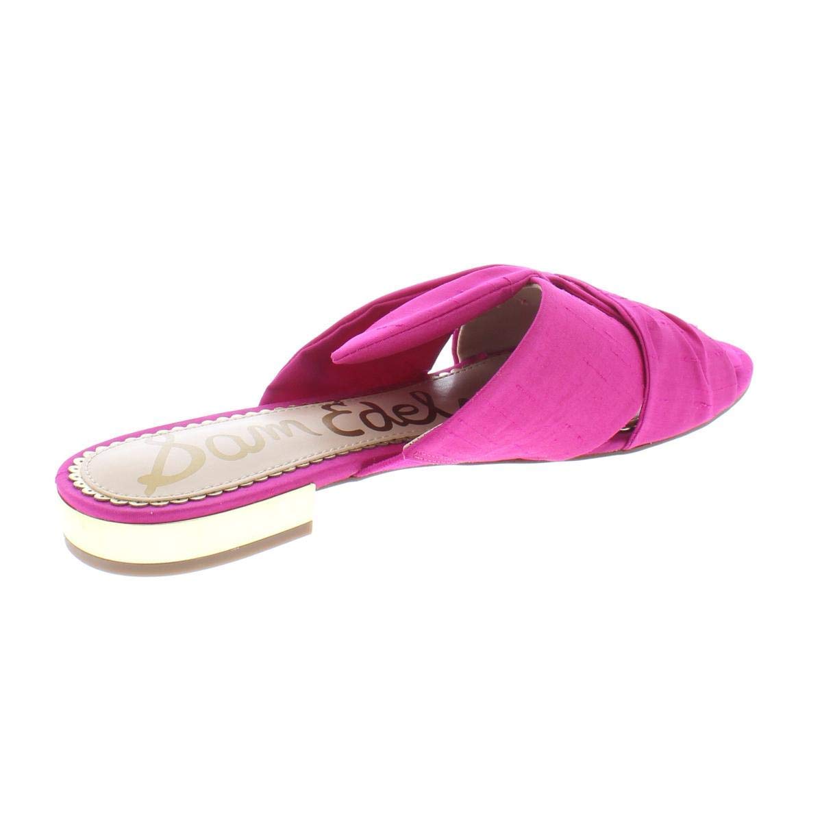 Sam Edelman Womens Darian Bow Slide Sandals, Pink, Size 8.0