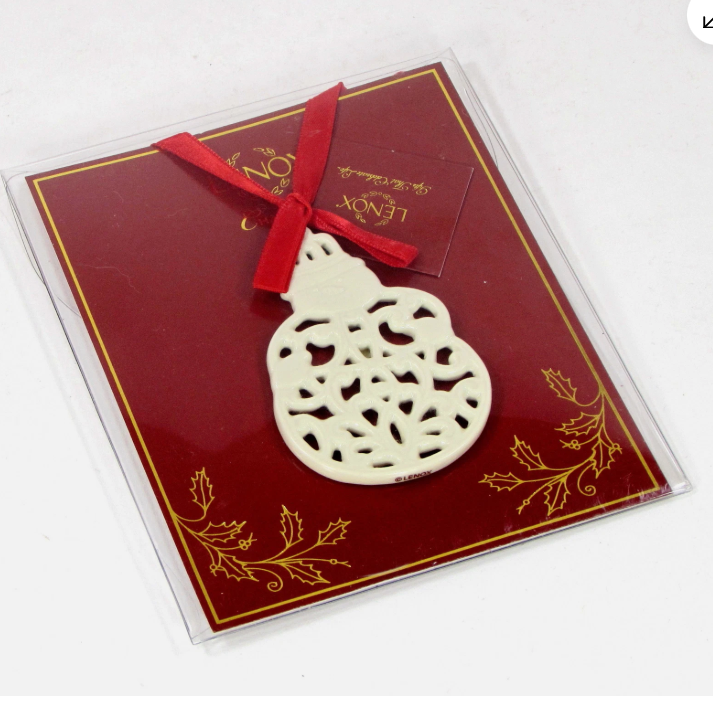 Lenox Snowman Charm Ornament