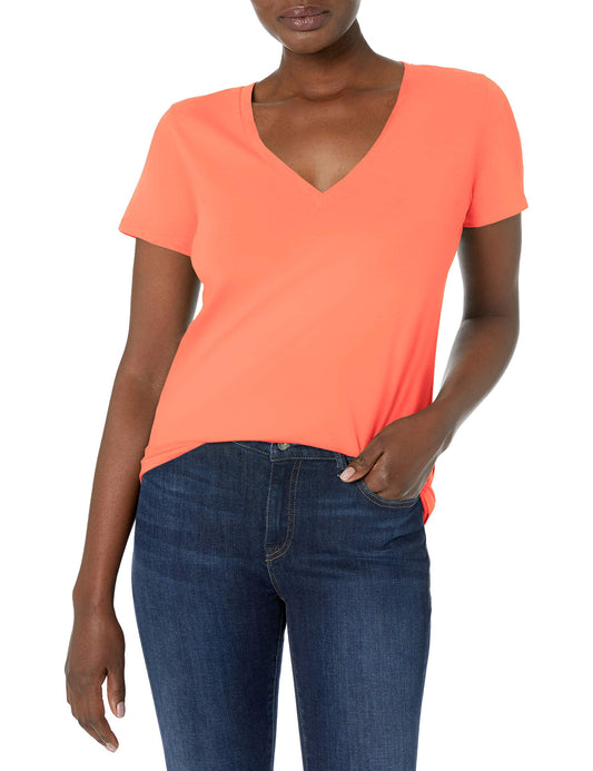 J.Crew Women's Vintage Cotton V-Neck T-Shirt