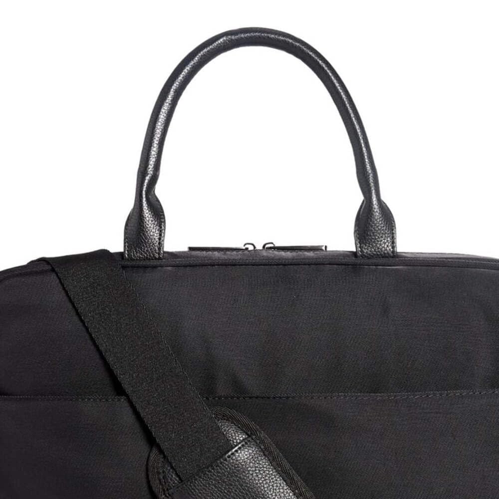 Alfani Mens Nylon Briefcase Bag Black ONE SIZE