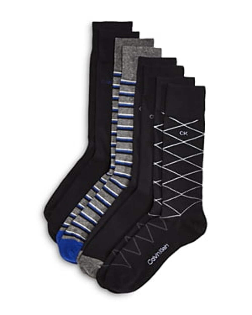 Calvin Klein 4Pk Crew Socks, Os