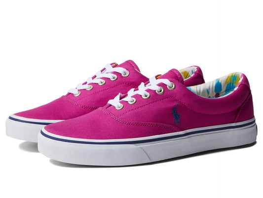 POLO RALPH LAUREN Keaton-Pony Sneaker Vivid Pink/Light Navy 11 D (M)